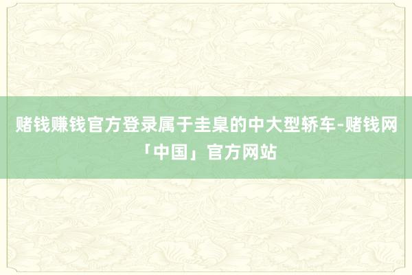 赌钱赚钱官方登录属于圭臬的中大型轿车-赌钱网「中国」官方网站