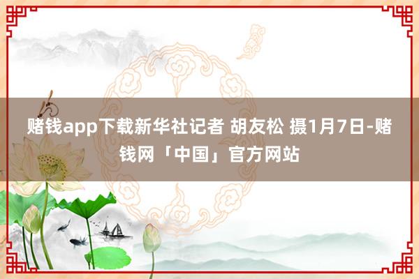 赌钱app下载新华社记者 胡友松 摄1月7日-赌钱网「中国」官方网站